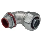 90° Liquid Tight Connectors w/ Insulated Throat - Malleable Iron
